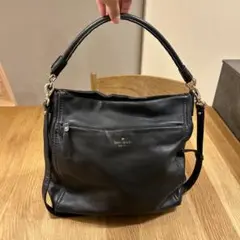 kate spade 黒 ショルダーバッグ