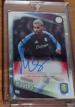 Morgan Rogers Topps UEFA Auto