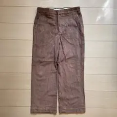 80s 90s unknown コーデュロイパンツ 太畝 ワイドシルエットのサムネイル
