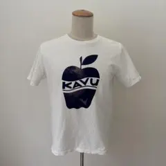 KAVU アップルプリント Tシャツ ホワイトのサムネイル