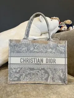 Christian Dior トートバッグ グレー