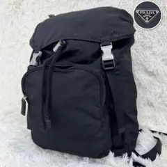 PRADA プラダ リュック バックパック 三角ロゴ 大容量 V135 ブラック