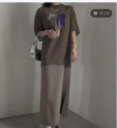 Ameri 2PIECES FLOWER LAYERED DRESS - メルカリ