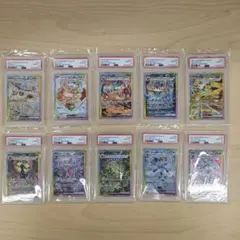 PSA10 テラスタルフェスex ブイズSAR 10連番 ブラッキーex