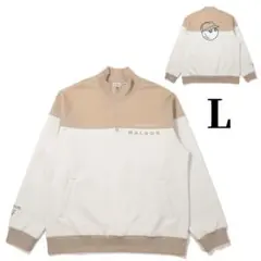 マルボンゴルフ モックネック トレーナー ハーフジップ トップス メンズ L