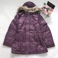 セレクトダウン ダウンジャケット レディース アウター シンプル カジュアル 紫