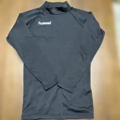 hummel 黒 長袖シャツ ハイネック