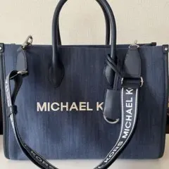 MICHAEL KORS トートバッグ ネイビー 30S3G3GT7J 2WAY - メルカリ
