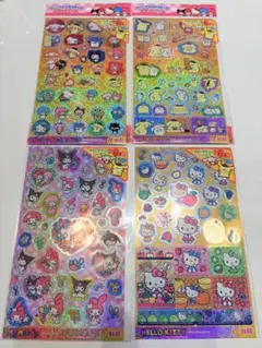 サンリオ キャラクターズ キラっとシール ホログラムシール 4種セット