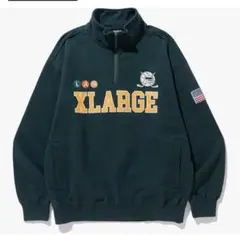 エクストララージ 新品 Mサイズ ハーフジップ スウェット