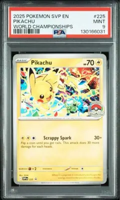 【希少300円スタート】ピカチュウ げきとうスパーク英語版 psa9