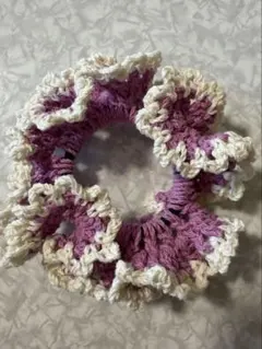 シュシュ かぎ針編み