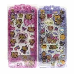 日焼けサンリオ　ドロップジュエリーシール