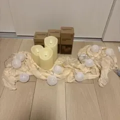 ウェルカムスペースアイテム　キャンドル　ライトふ