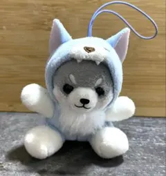 未使用品 豆しば三兄弟 ゆるぐるみ オオカミ　タイガ ストラップ チャーム m4
