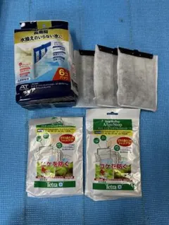 Tetra 交換用フィルターと藻類防止剤セット