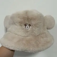 ディズニー ベージュ 帽子 バケハ
