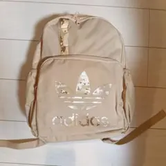 adidas トレフォイル リュック バックパック ベージュ