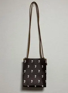 スヌーピー柄ショルダーバッグ
