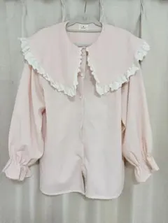 merry jenny ビッグフリルカラーブラウス