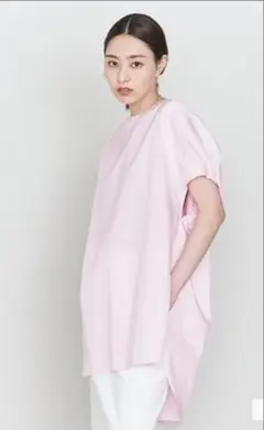 アストラット　ASTRAET ピンク　バックゴム クルーネック ドルマンブラウスのサムネイル