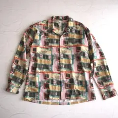 Pool Hotel × JOINT WORKS 建築柄 総柄シャツ メンズ Fのサムネイル