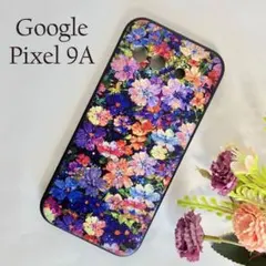 Google Pixel 9aケース 花柄 A ☆おまけガラスフィルム付