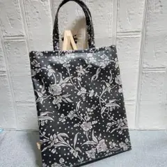 リバティ.ラミネート.ハンドメイド.ミニトートバッグ