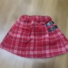 ブランシェス　チェック柄スカート　100