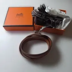 HERMES ケリー レザー チョーカー ブレスレットのサムネイル