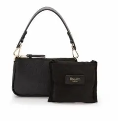 【TOPKAPI】スコッチグレイン サブバッグ付きミニバッグ ポーチ/撥水