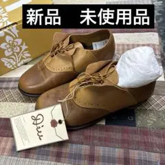 新品　未使用　Diu M size キャメル　レースアップシューズ