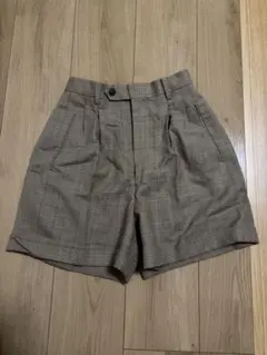 FLANDRECLUBチェック柄ショートパンツ