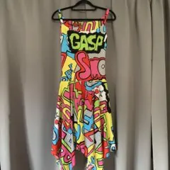 ★美品：R&D GASP カラフルグラフィック ノースリーブワンピース