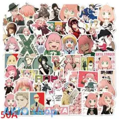 スパイファミリーシール 50枚セット ステッカー  SPY×FAMILY 防水