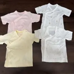 美品　ユニクロ　短肌着　50-60cm 4枚セット