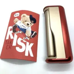 iqos ilumaｉイルマ プライム 用　蓋 ラップカバー セット　赤　クマ