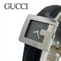 GUCCI G-Frame クォーツ 腕時計 ブラック ラバーベルト 稼働品 - メルカリ