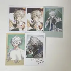 叢雲カゲツ チェキ,紙類 5枚(1枚箔押し)