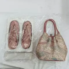 伊と忠 宝尽くし 刺繍手提げバッグ ピンク | Mercari