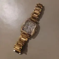 ジャンク品Citizen XCブラウン ゴールド腕時計