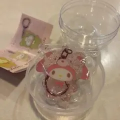 サンリオキャラクターズ アクリルキーホルダー ラテクマバージョン マイメロディ