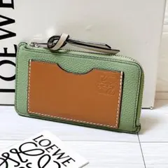 ロエベ LOEWE レザー アナグラム フラグメントケース コイン Y866