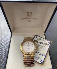 訳あり GIVENCHYジバンシー レディース腕時計ホワイト白エレガント 仏