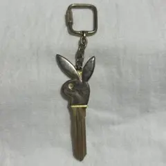 90's PLAYBOY ヴィンテージ キーホルダー デッドストック ブラス