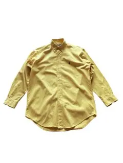 90s ポロラルフローレン イエロー ボタンダウンシャツ これから活躍！