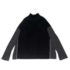 Paul Smith タートルネック ニットセーター 黒 グレー