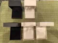 ジュエリーボックス4個セット 黒 白