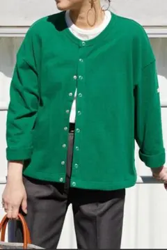 MACOBER×FREAK’S STORE/マコバー スナップボタンカーディガン