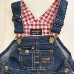 Wrangler オーバーオール 80cm デニム　ベビー　キッズ